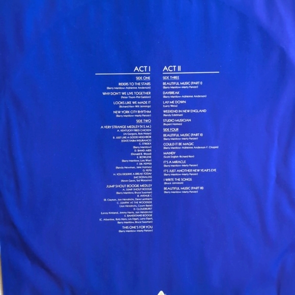 Vintage BARRY MANILOW Double LIVE Vinyl LP Record Album - Picture 9 of 14